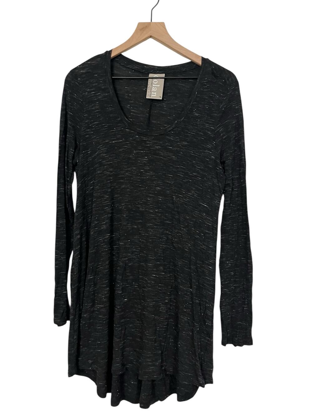 Dolan Left Coast Collection Anthropologie Black Space Dye Dress Size Medium